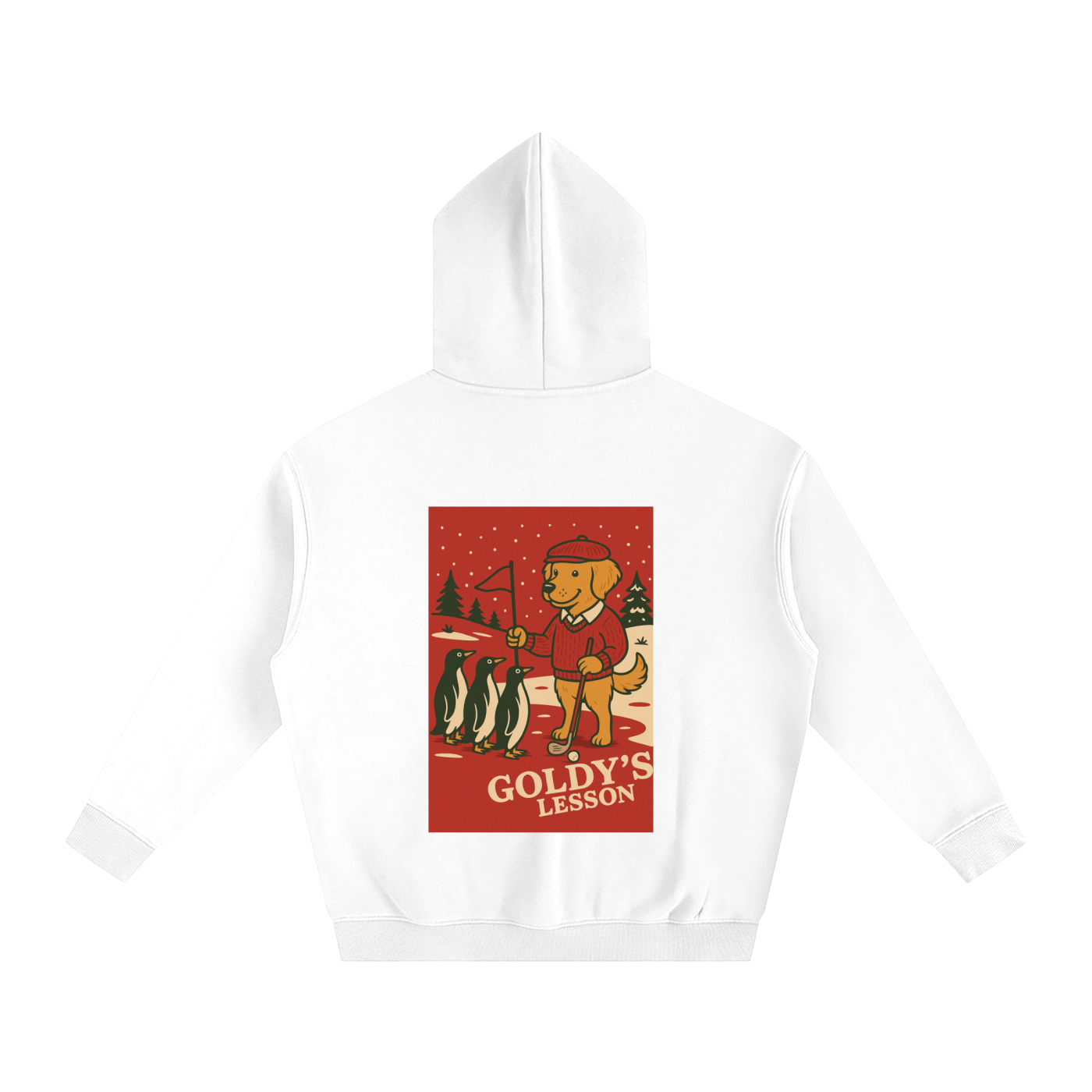 Oversize Fleeced Hoodie "Goldy's Lesson"