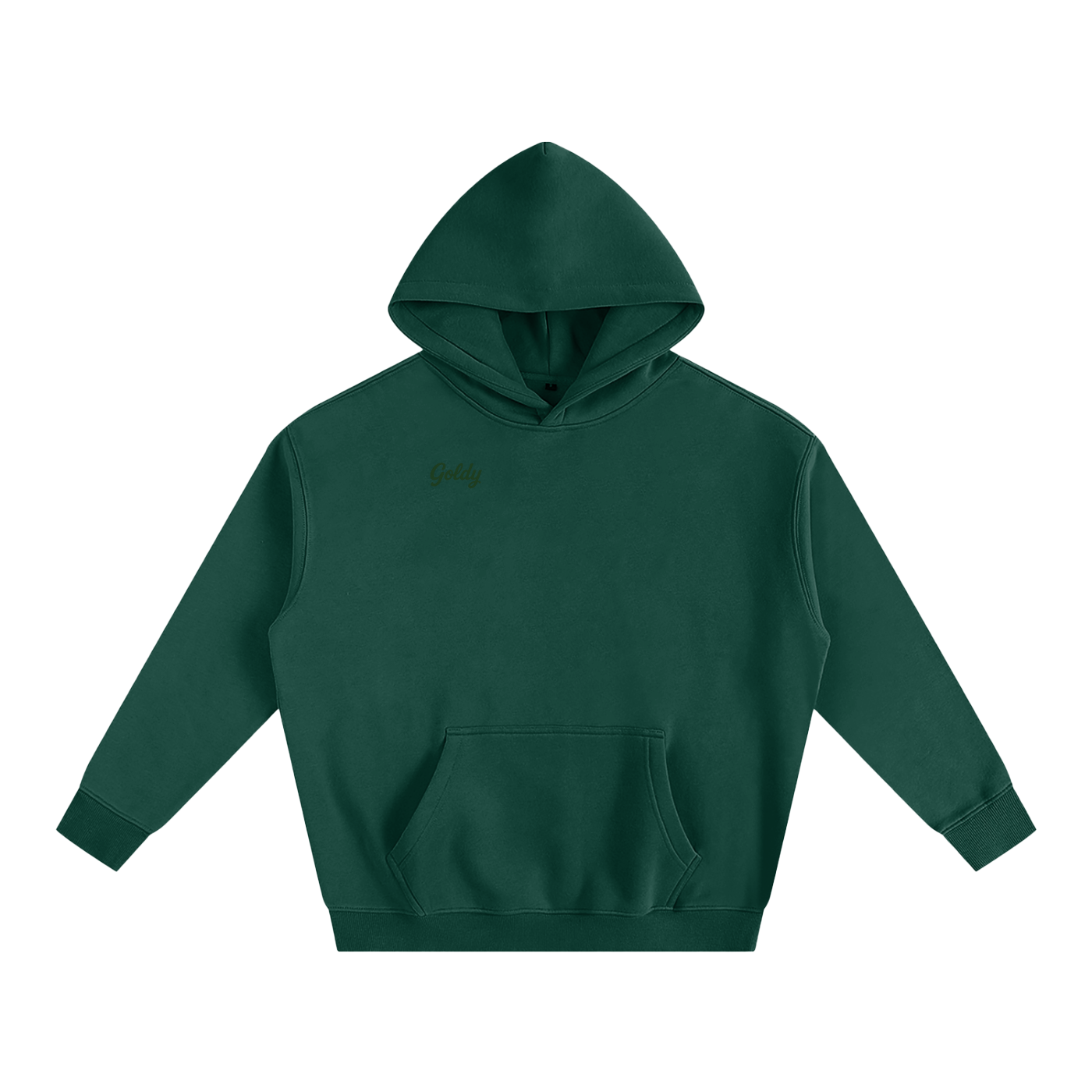 Oversize Fleeced Hoodie "Always On Holiday"