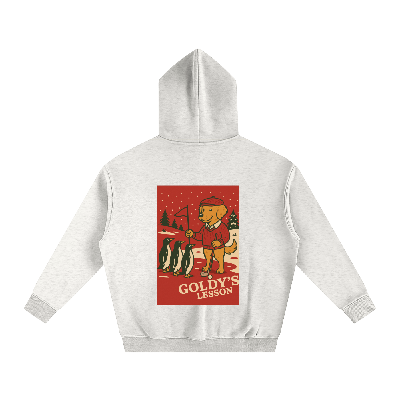 Oversize Fleeced Hoodie "Goldy's Lesson"